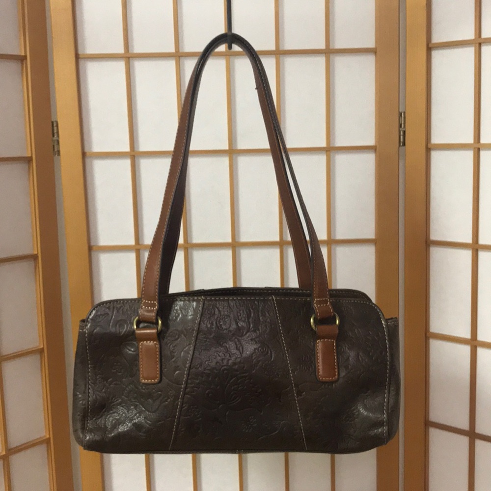 Fossil 1954 Embossed Leather Bag 75082